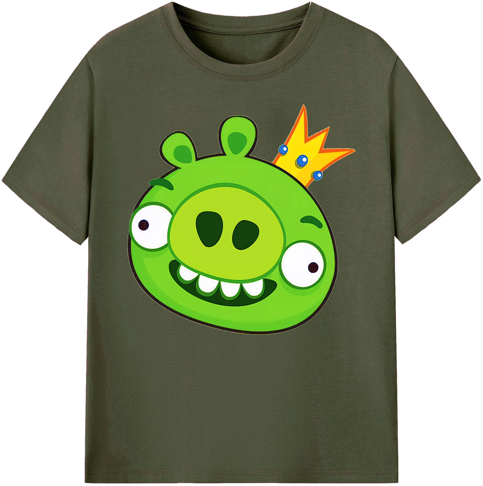 （画像用） Angry Birds アングリーバード 綿100％ メンズ半袖Tシャツ｜肌触りやわらか＆通気性